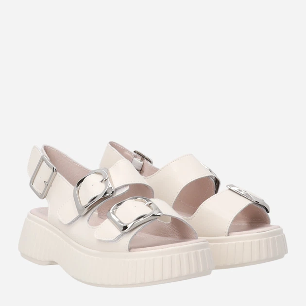 Жіночі сандалії Venezia G066LEBEOBS006 40 (7UK) 26 см Бежеві (5906140682456) - зображення 4