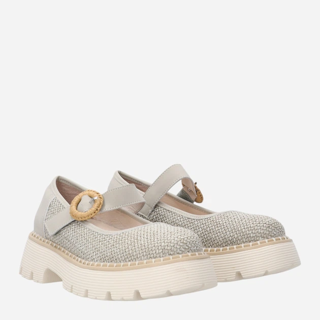 Жіночі туфлі Мері Джейн Venezia G077MTGROBA006 36 (3UK) 23.5 см Сірі (5906140683491) - зображення 4