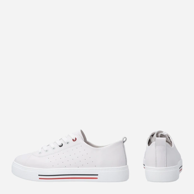 Жіночі кеди низькі Venezia G081LEWHOSP006 36 (3UK) 23.5 см Білі (5906140683736) - зображення 3