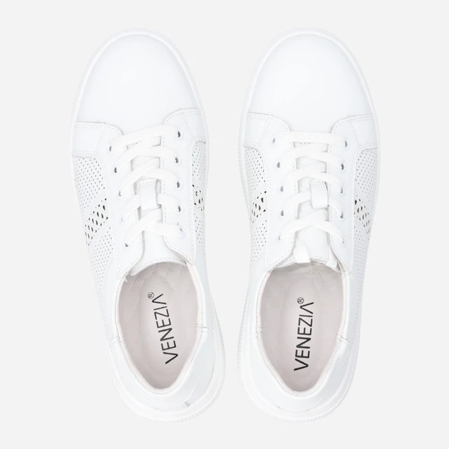 Жіночі снікери Venezia G088LEWHOSP006 36 (3UK) 23.5 см Білі (5906140684337) - зображення 5