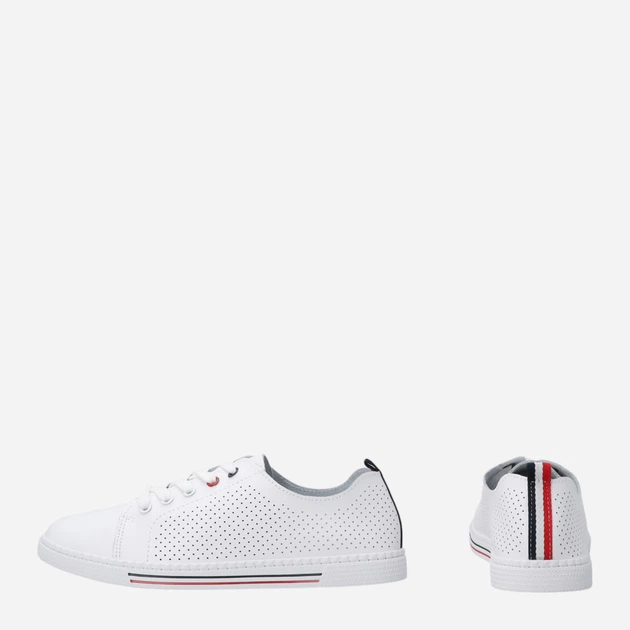 Trampki damskie skórzane do kostki Venezia G094LEWHOSP006 40 (7UK) 26 cm Białe (5906140684917) - obraz 3