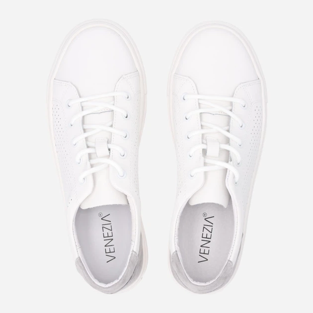 Жіночі кеди низькі Venezia G095LEWHOSP006 40 (7UK) 26 см Білі (5906140684979) - зображення 5
