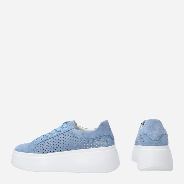 Sneakersy damskie zamszowe do kostki na platformie Venezia G108SUBUOSP006 41 (8UK) 26.5 cm Błękitne (5906140686003) - obraz 3