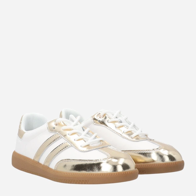 Жіночі кеди низькі Venezia G125LEWOOSP006 39 (6UK) 25 см Білі (5906140688021) - зображення 4