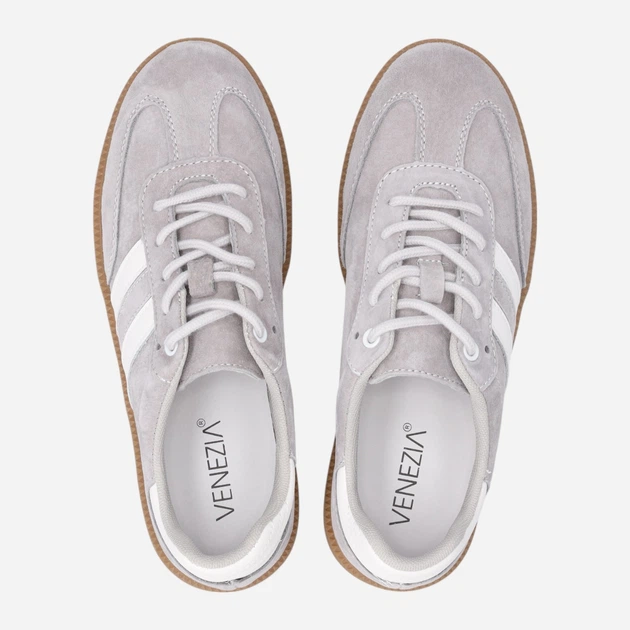 Жіночі кеди низькі Venezia G125SUGEOSP006 38 (5UK) 24.4 см Сірі (5906140688137) - зображення 5