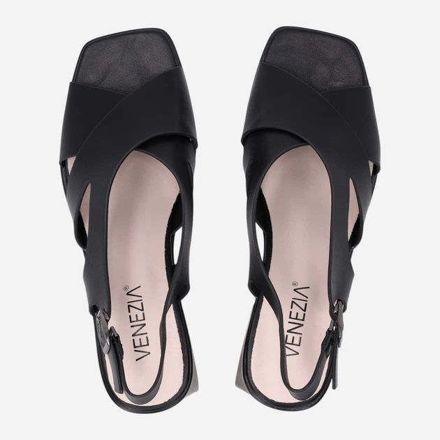 Sandały damskie na słupku Venezia G137LEBLOBS006 38 (5UK) 24.4 cm Czarne (5906140673089) - obraz 5