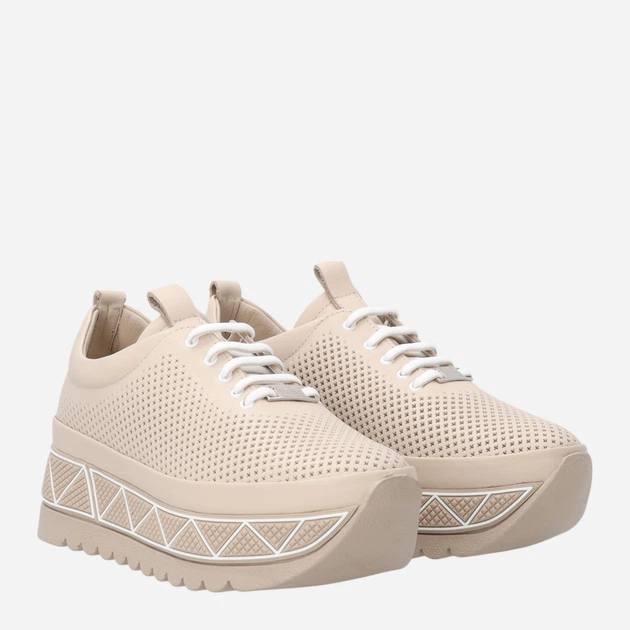 Жіночі туфлі зі шкіри Venezia I068LEBEOSP158 40 (7UK) 26 см Бежеві (5906140817926) - зображення 4