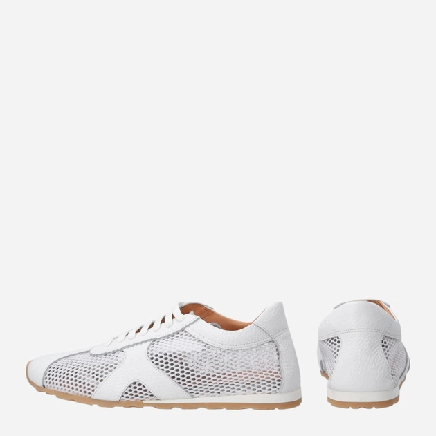 Trampki damskie skórzane do kostki Venezia I074LEWHOSP158 39 (6UK) 25 cm Białe (5906140818312) - obraz 3