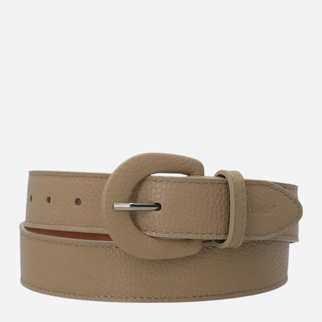 Pasek damski skórzany Venezia J071LETAPAS098 One Size Beżowy (5906140941256) - obraz 3
