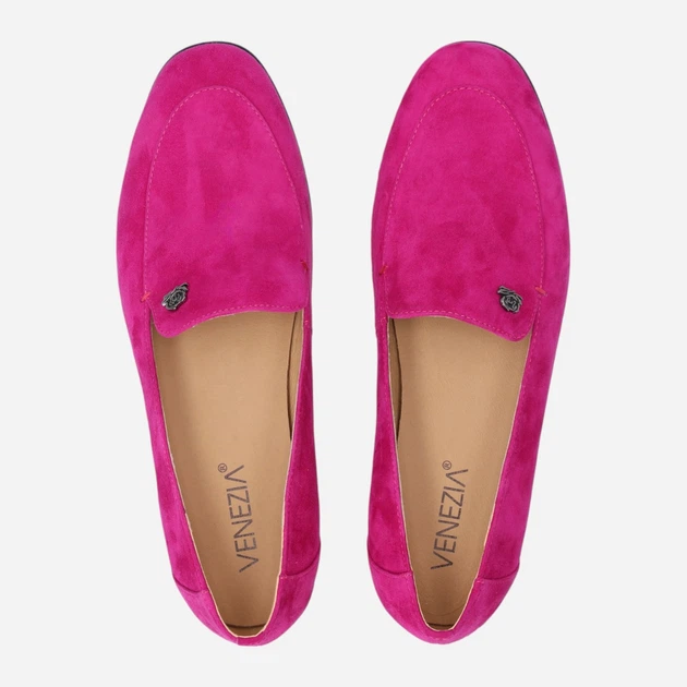 Жіночі сліпери зі шкіри Venezia L001SUFUOBM141 39 (6UK) 25 см Рожеві (5906140721148) - зображення 5