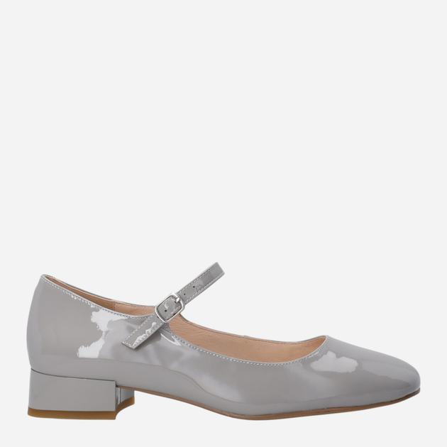 Buty Mary Jane damskie lakierowane Venezia L004PAGEOBC141 38 (5UK) 24.4 cm Szare (5906140721438) - obraz 1