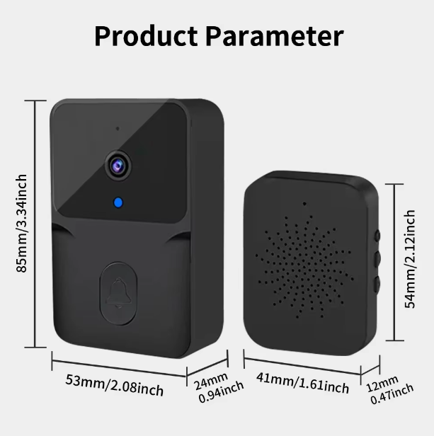 Дверной видеозвонок, беспроводной со встроенной батареей, видеодомофон с wifi, Tuya, Smart Life, Белый - Фото 2 Дверной видеозвонок, беспроводной со встроенной батареей, видеодомофон с wifi, Tuya, Smart Life, Белый - изображение 2