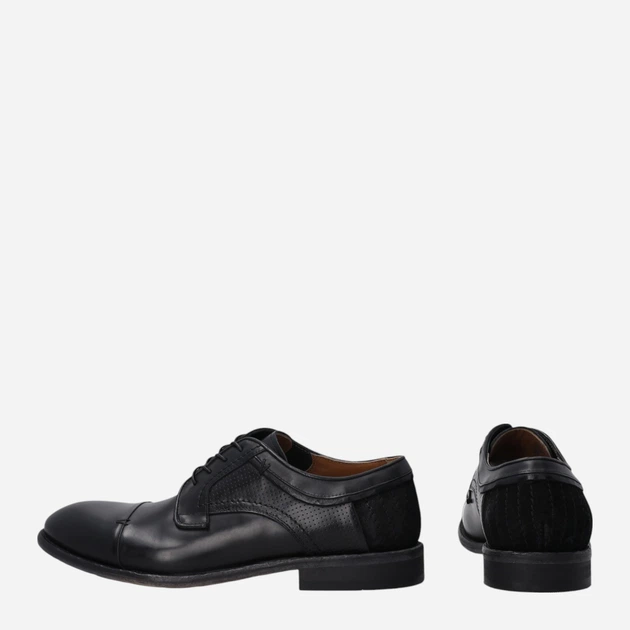 Чоловічі дербі Venezia L025LEBLMEA019 43 (10UK) 43 см Чорні (5906140831618) - зображення 3