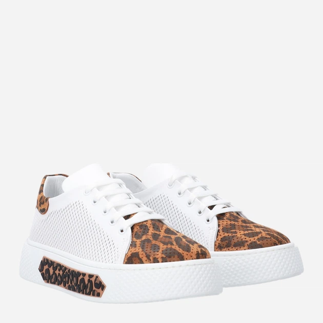 Sneakersy damskie skórzane do kostki na platformie Venezia L079LEBTOSP033 36 (3UK) 23.5 cm Białe (5906140793831) - obraz 4