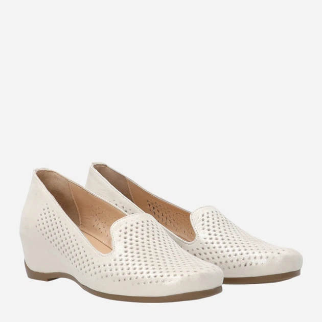 Жіночі сліпери зі шкіри Venezia L111LEGOOBM034 40 (7UK) 26 см Білі (5906140844977) - зображення 4