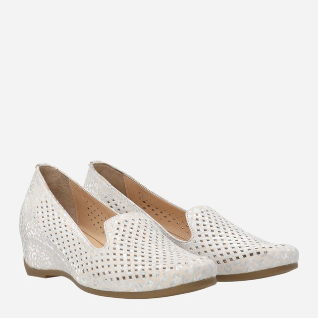 Жіночі сліпери зі шкіри Venezia L112SUSBOBM034 39 (6UK) 25 см Білі (5906140845080) - зображення 4