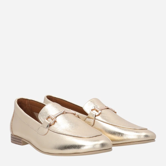 Lordsy damskie skórzane Venezia M004LEGOOBM140 36 (3UK) 23.5 cm Złote (5906140860540) - obraz 4