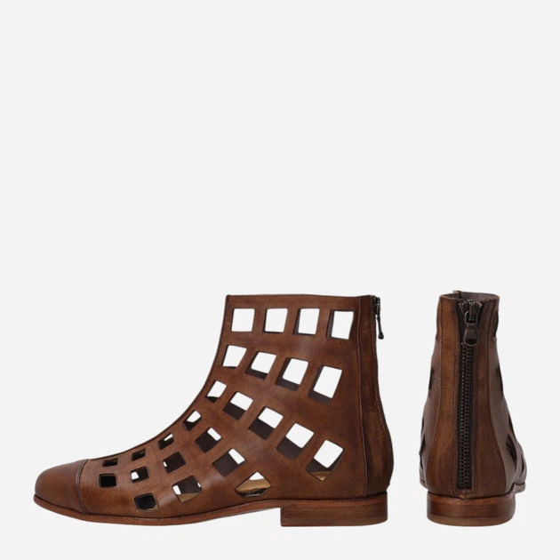 Жіночі туфлі зі шкіри Venezia P019LEBROBB022 37 (4UK) 24 см Коричневі (5906140798027) - зображення 3