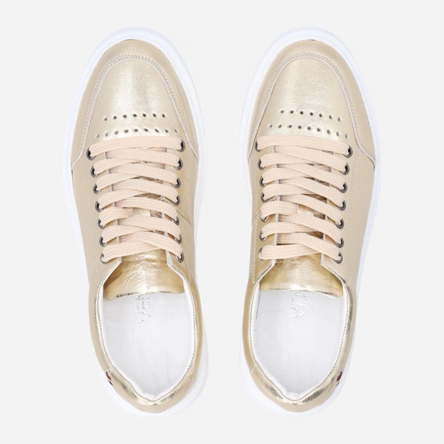 Trampki damskie skórzane do kostki Venezia R046LEGOOSP047 40 (7UK) 26 cm Złote (5906140824511) - obraz 5