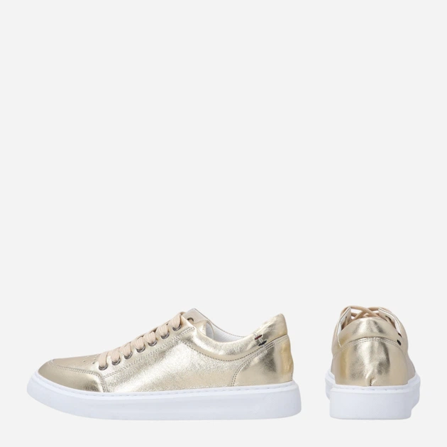 Жіночі кеди низькі Venezia R046LEGOOSP047 37 (4UK) 24 см Золотисті (5906140824481) - зображення 3