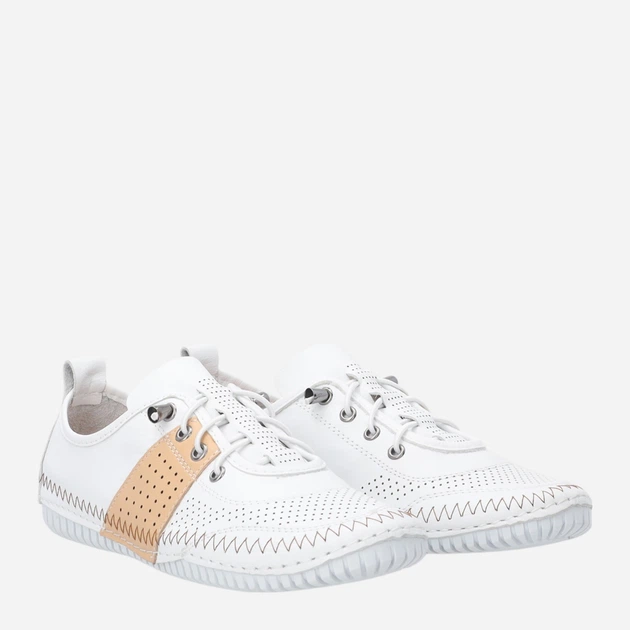 Жіночі туфлі зі шкіри Venezia R099LEWCOSP047 41 (8UK) 26.5 см Білі (5906140823811) - зображення 4