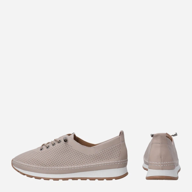 Жіночі туфлі зі шкіри Venezia R120LEBEOSP047 41 (8UK) 26.5 см Темно-бежеві (5906140823255) - зображення 3