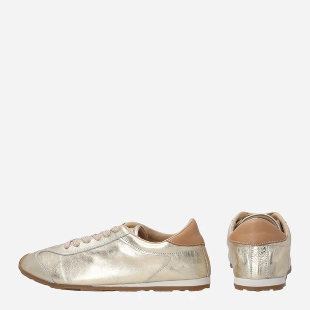 Sneakersy damskie skórzane do kostki Venezia R136LEGOOSP047 37 (4UK) 24 cm Złote (5906140823491) - obraz 3