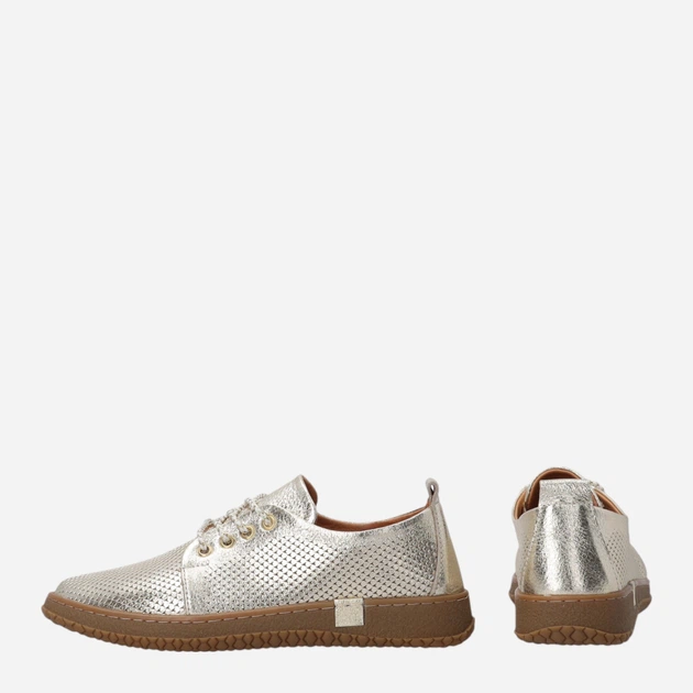 Жіночі туфлі зі шкіри Venezia R140LEGOOSP047 38 (5UK) 24.4 см Золотисті (5906140914489) - зображення 3