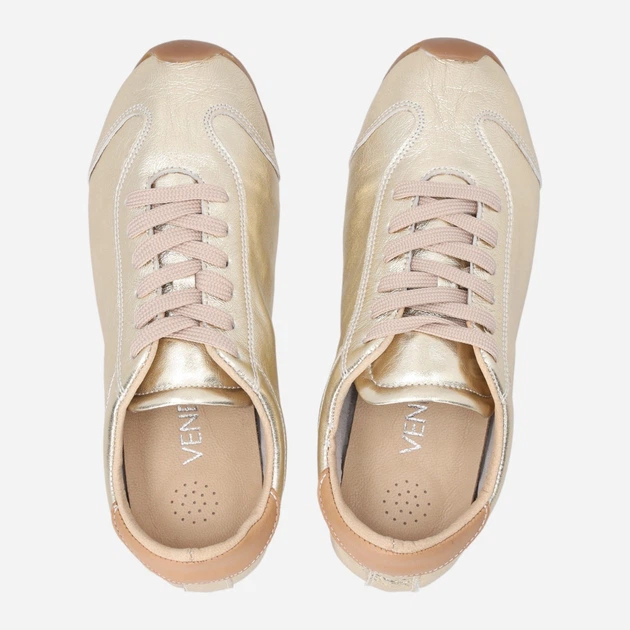 Sneakersy damskie skórzane do kostki Venezia R136LEGOOSP047 38 (5UK) 24.4 cm Złote (5906140823507) - obraz 5