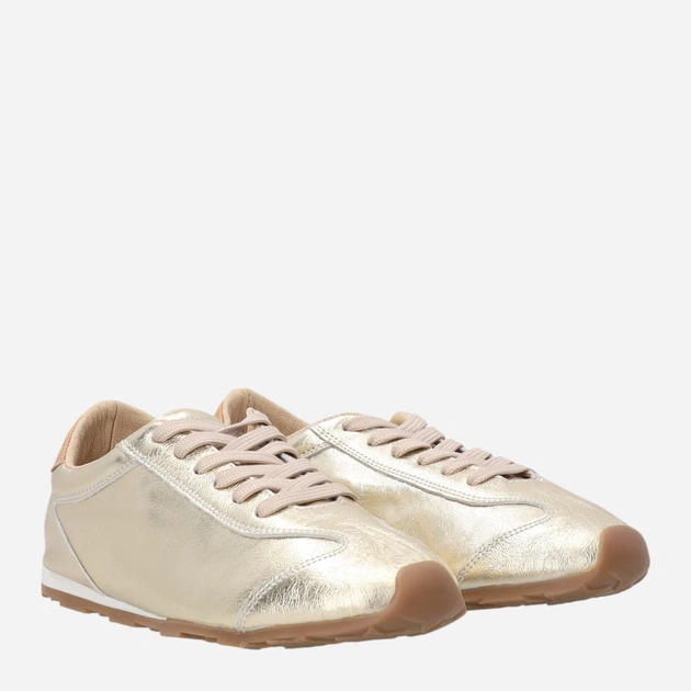 Sneakersy damskie skórzane do kostki Venezia R136LEGOOSP047 39 (6UK) 25 cm Złote (5906140823514) - obraz 4