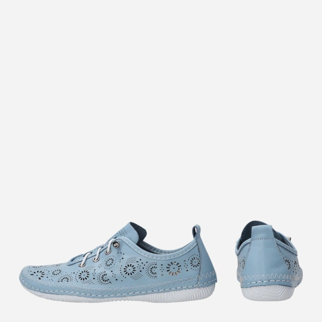 Жіночі туфлі зі шкіри Venezia R164LELBOSP047 36 (3UK) 23.5 см Блакитні (5906140829295) - зображення 3