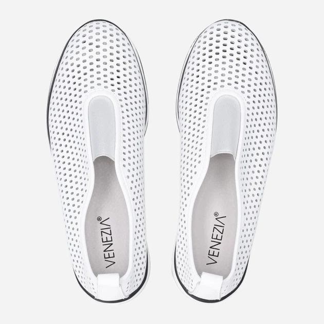Жіночі сліпони Venezia S090LEWHOSP007 36 (3UK) 23.5 см Білі (5906140644706) - зображення 5