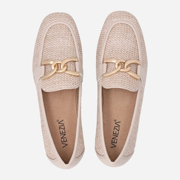 Жіночі сліпери Venezia S148MTBEOBM007 40 (7UK) 26 см Бежеві (5906140647073) - зображення 5