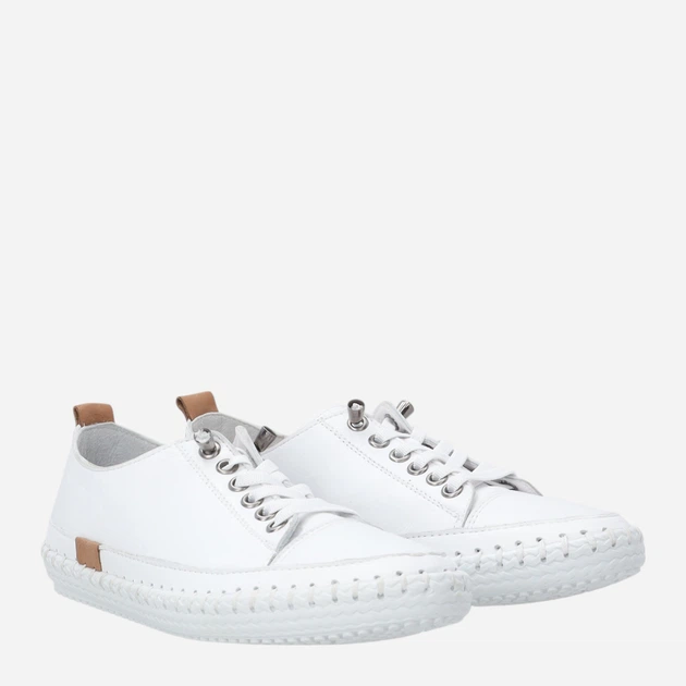 Жіночі кеди низькі Venezia T003LEWHOSP153 38 (5UK) 24.4 см Білі (5906140772454) - зображення 4