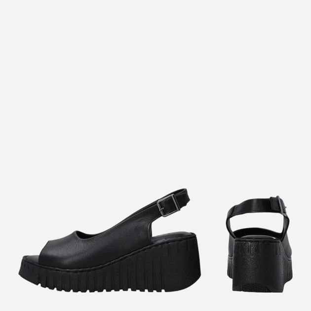 Жіночі сандалії Venezia T031LEBLOBS153 40 (7UK) 26 см Чорні (5906140774144) - зображення 3