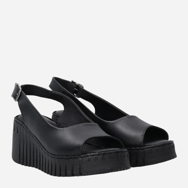 Жіночі сандалії Venezia T031LEBLOBS153 40 (7UK) 26 см Чорні (5906140774144) - зображення 4