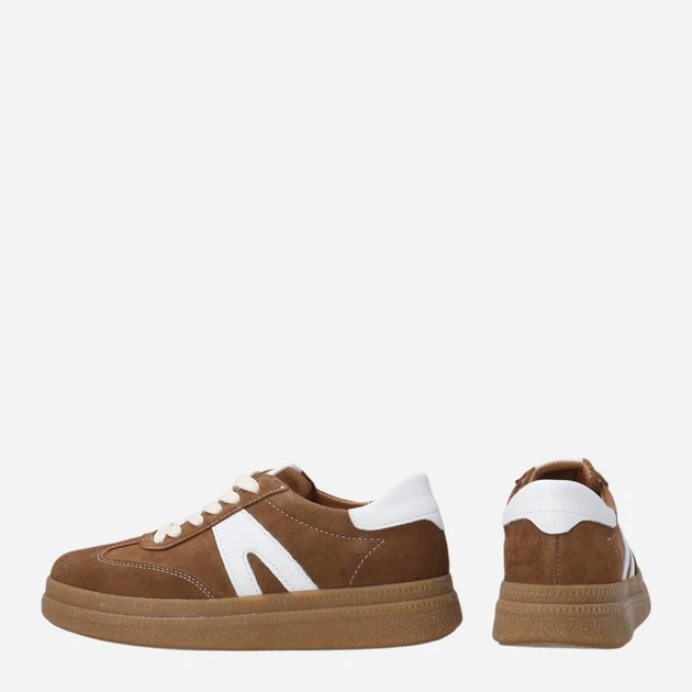 Жіночі снікери Venezia T032SUBROSP153 38 (5UK) 24.4 см Коричневі (5906140774366) - зображення 3