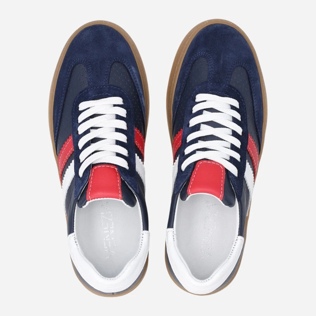 Жіночі кеди низькі Venezia T033LENAOSP153 40 (7UK) 26 см Чорні (5906140774564) - зображення 5