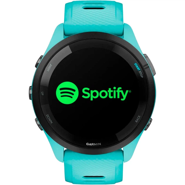 Смарт-часы Garmin Forerunner 265 Black Bezel with Aqua Case and Aqua/Black Silicone Band (010-02810-02) [89365] - изображение 3