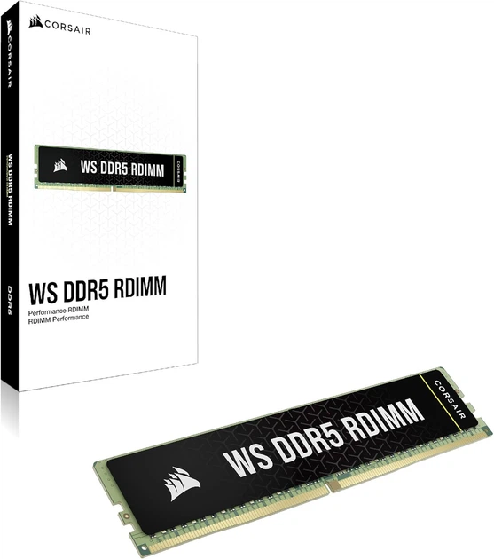 Оперативна пам'ять Corsair WS DDR5 ECC RDIMM 128GB (4x32GB) DDR5 DRAM 5600MTs CL40 (CMA128GX5M4B5600C40) - изображение 2