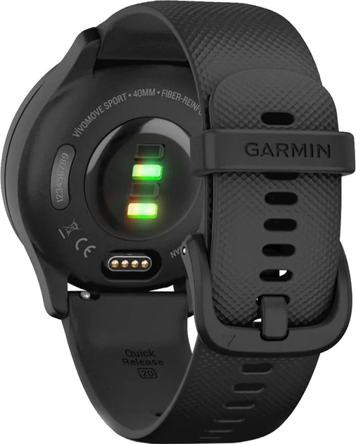 Смарт-часы Garmin Vivomove Sport Silicone Black (010-02566-00) - изображение 6