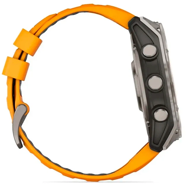 Смарт-часы Garmin fenix 8 51mm AMOLED Sapphire Titanium with Spark Orange and Graphite Silicone Band (010-02905-11) - изображение 11