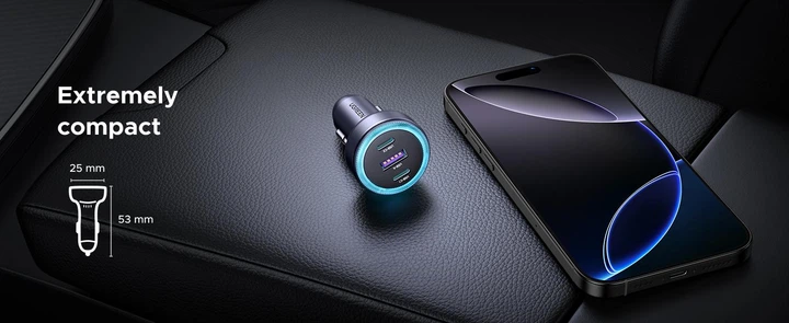 Автомобільний зарядний пристрій UGREEN EC307 30 Вт, сумісність із iPhone 16/16 Pro/16 Pro Max/15/14, Samsung Black (45843) - зображення 10
