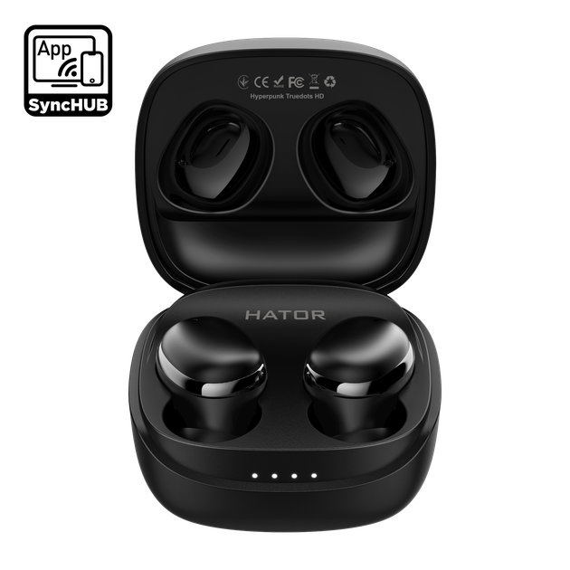 Наушники Hator Hyреrpunk Truedots SyncHUB Black (HTA411) - Фото 5 Наушники Hator Hyреrpunk Truedots SyncHUB Black (HTA411) - изображение 5