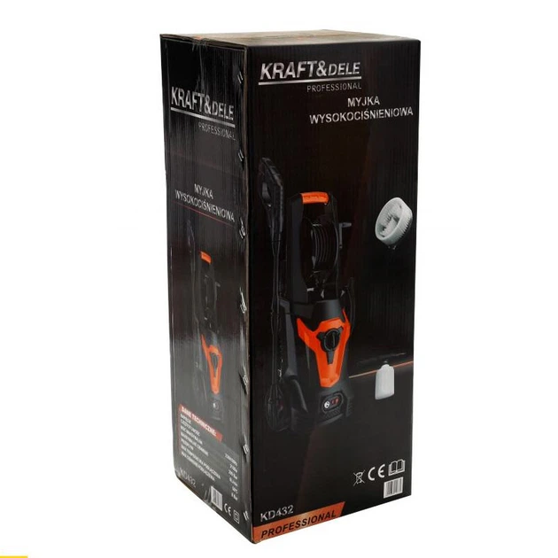 Мойка высокого давления Kraft&Dele KD432 2.1 кВт ручная универсальная для мытья автомобиля фасада террасы и дорожек с алюминиевым насосом 200 бар - изображение 10