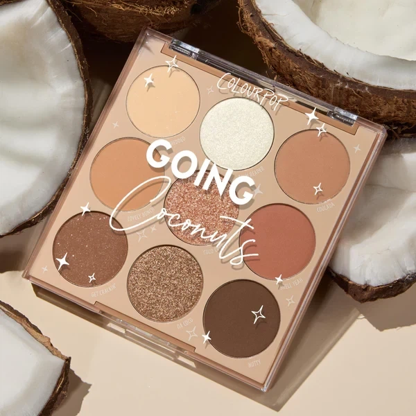 Палетка теней Colourpop Going Coconuts 9 оттенков 9 гр - Фото 2 Палетка теней Colourpop Going Coconuts 9 оттенков 9 гр - изображение 2