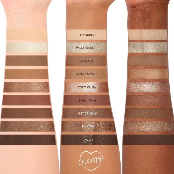 Палетка теней Colourpop Going Coconuts 9 оттенков 9 гр - Фото 4 Палетка теней Colourpop Going Coconuts 9 оттенков 9 гр - изображение 4