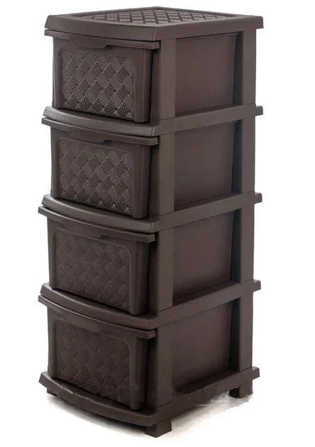 Комод-органайзер R-plastic Компакт пластиковый 4 ящика - изображение 2