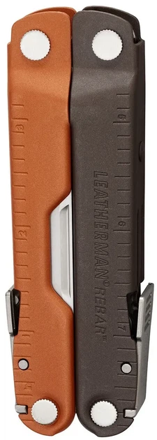 Мультитул Leatherman Rebar Burnt Sienna (17 инструментов) + нейлоновый чехол - изображение 2