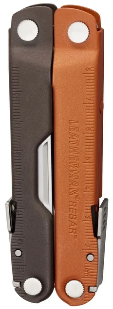 Мультитул Leatherman Rebar Burnt Sienna (17 инструментов) + нейлоновый чехол - изображение 3